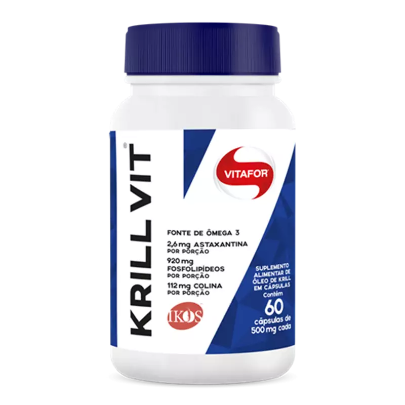 Óleo de Krill 500mg - 60 Cápsulas - Vitafor