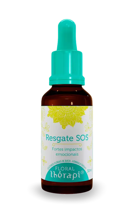 Floral Resgate SOS 30ml - Fortes impactos emocionais - Thérapi