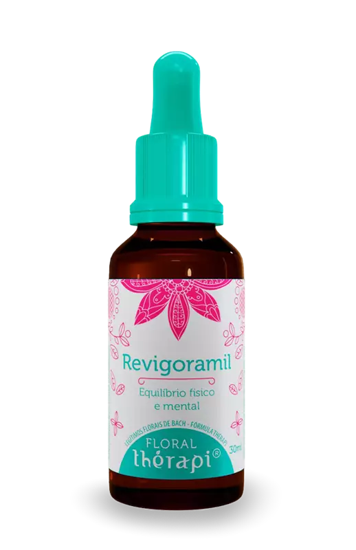 Floral Revigoramil 30ml - Equilíbrio físico e mental - Thérapi