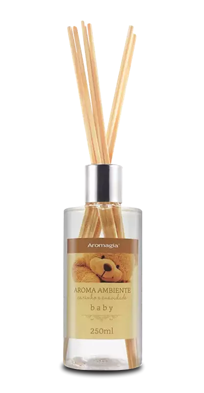 Difusor de varetas - Baby 250ml - Aroma Sticks - Aromagia
