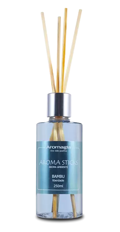 Difusor de varetas - Bambu 250ml - Aroma Sticks - Aromagia