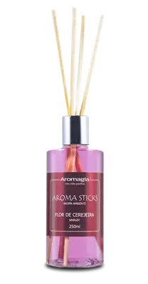 Imagem de Difusor de varetas - Flor de Cerejeira 250ml - Aroma Sticks - Aromagia