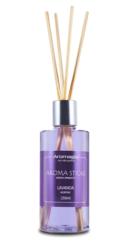 Difusor de varetas - Lavanda 250ml - Aroma Sticks - Aromagia