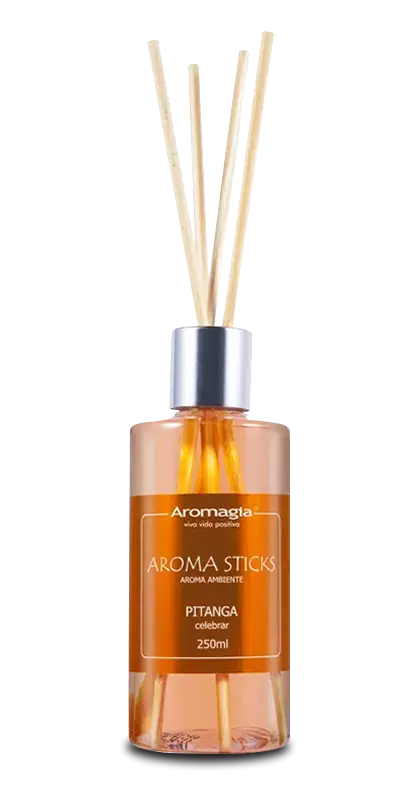Difusor de varetas - Pitanga 250ml - Aroma Sticks - Aromagia