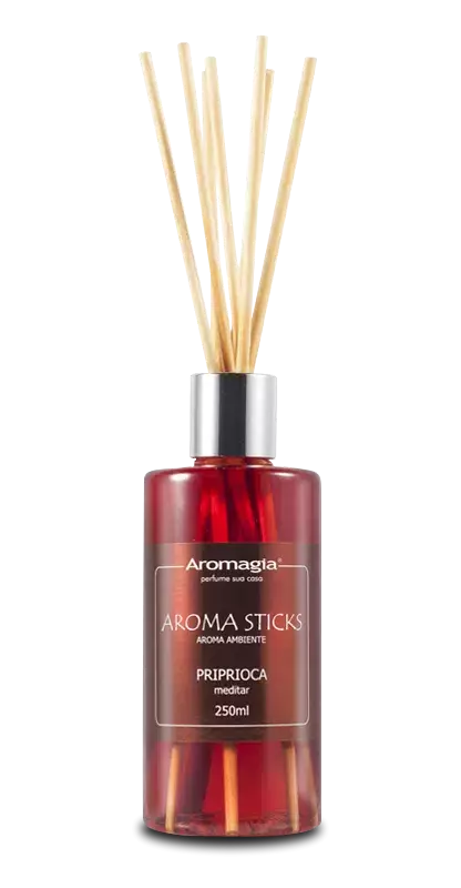 Difusor de varetas - Priprioca 250ml - Aroma Sticks - Aromagia