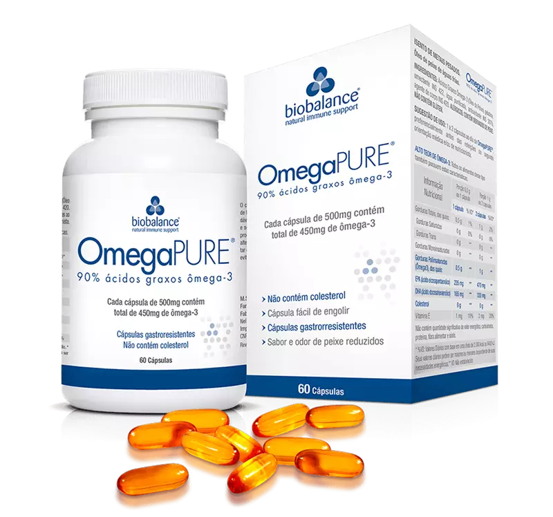 Ômega Pure 500mg - 60 cápsulas - Biobalance