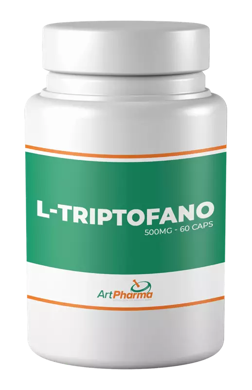 L-Triptofano 500mg - 60 Cápsulas 
