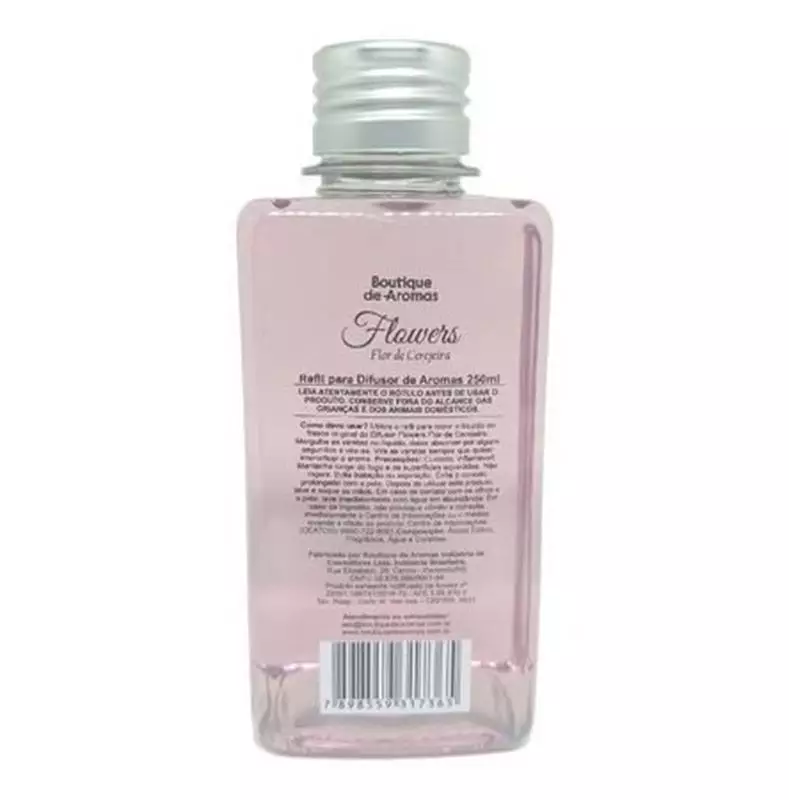 Refil Difusor de Aromas Flowers Flor de Cerejeira 250ml - Boutique de Aromas