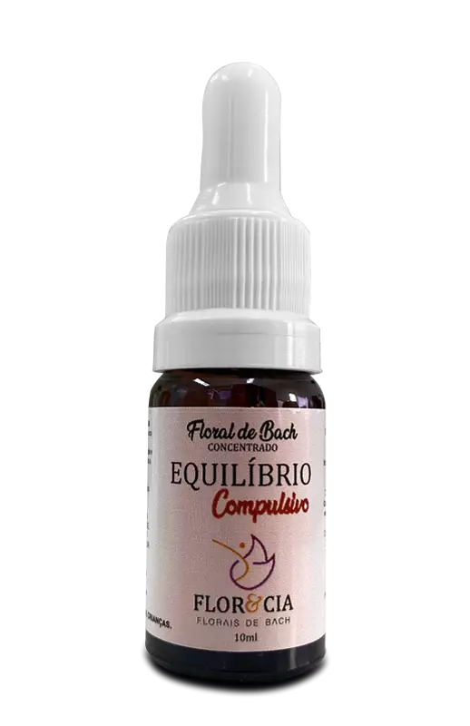Floral Equilíbrio - Compulsivo 10ml - Flor & Cia