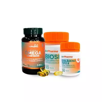 Imagem de Kit Colágeno + Ômega Neural + Biosil