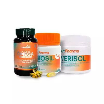 Imagem de Kit Verisol + Ômega Neural + Biosil 
