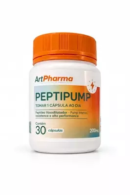 Imagem de PeptiPump� 200mg - (30 Cápsulas) | Vasodilatador Natural e Máxima Performance Muscular